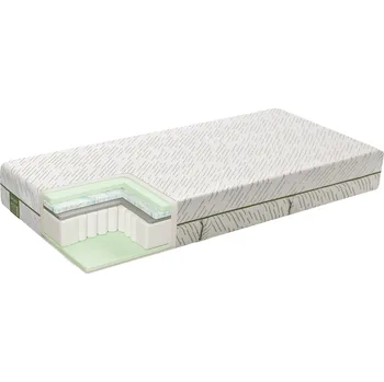 Matrace Matrace Mlily Bamboo Eco Health Embrace 24 cm. Středně měkká, potah z bambusové viskózy, kapsičkové pružiny, paměťová pěna 160x200 cm