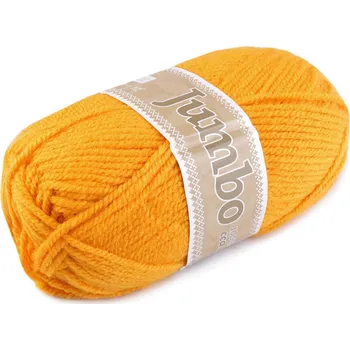 Příze Pletací příze Jumbo 100 g Varianta: 43 (929) oranžovožlutá, Balení: 1 ks