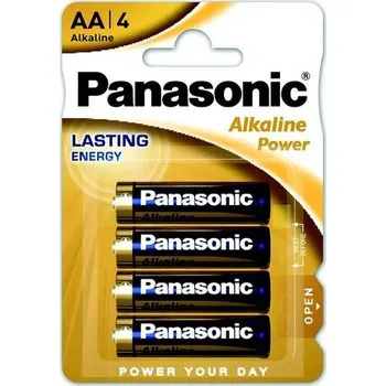Článková baterie BATERIE AA PANASONIC LR6APB/4BP ALKALINE POWER 4ks