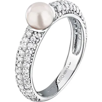 Šperk Dámský stříbrný prsten Morellato Perla SXU50 52 mm