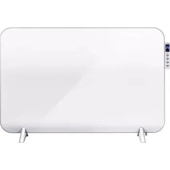 Topidlo Bílý infračervený panelový ohřívač s držákem na ručníky a Wi‑Fi