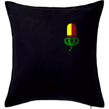 Polštář Prší - Žaludy - Polštář 50x50 - 50x50 - Pouze potah ( Černá )