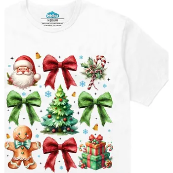 Pánské tričko Pánské tričko Vánoční Koláž (Velikost: S, Barva: Bílá)