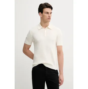 Pánské oblečení Bavlněné polo tričko United Colors of Benetton 1198U301H béžová 01X, vel. L
