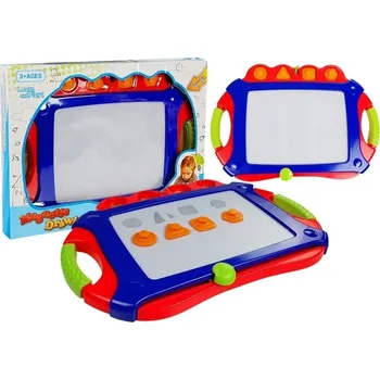 Výuková hračka Mamido Magnetická kreslící tabule s razítky