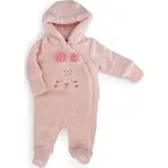 Zimní dívčí kojenecká kombinéza Pidilidi PD1169-03 Pink - 74/80 | 9-12m
