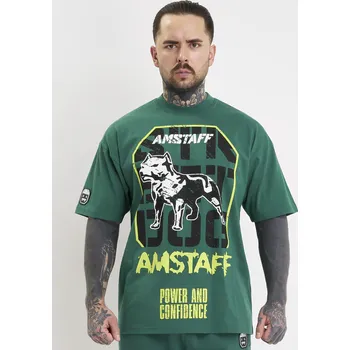 Amstaff pánské triko Solinor green velikost: M