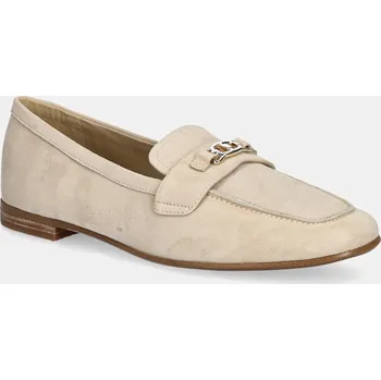 Dámské mokasíny Semišové mokasíny Aldo JOANA dámské, béžová barva, na plochém podpatku, 13917701 80X, EUR 36