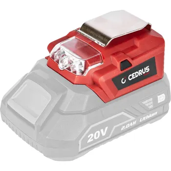 Nabíječka baterií LED světlo s USB nabíječkou Hahn & Sohn Cedrus CHPLI bez baterie a nabíječky