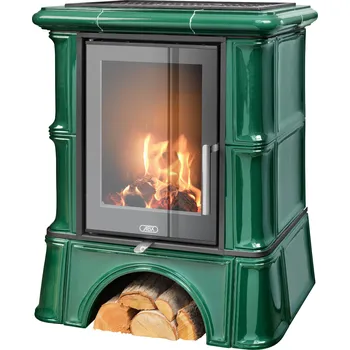 Krbová kamna ABX, spol. s.r.o. ABX BAVARIA exklusive kachlová kamna 3,5-9kW, flaschengrun