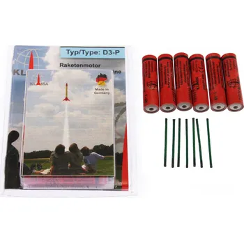autíčko Klima raketový motor D3-P (6ks) - KL-0439