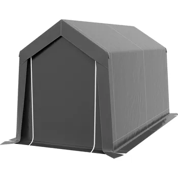 Stan Outsunny Garážový stan 2,1 x 3,6 x 2,35 m tmavě šedý