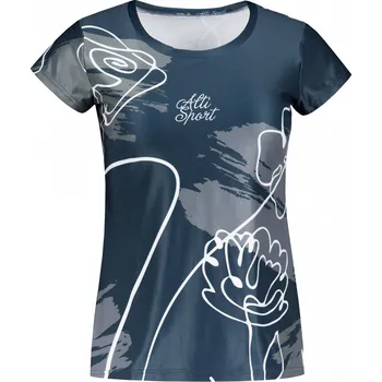 Dámské volnočasové triko premium ALTISPORT VOJ/ALW120TR06 ČERNÁ XXL