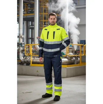 reflexní vesta GoodPro Blůza JAKUB Hi-Vis Multi Norm Velikost XXL/194cm žlutá/navy