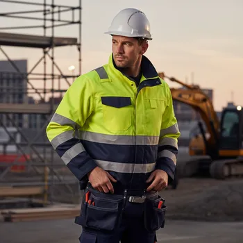 reflexní vesta Portwest Blůza MODAFLAME LITTOR Hi-Vis, modro/žlutá Velikost S žlutá/navy