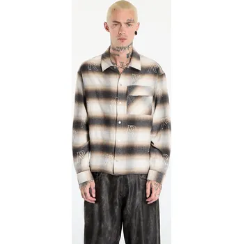 Košile REPRESENT All Over Initial Flannel UNISEX Latte XXL