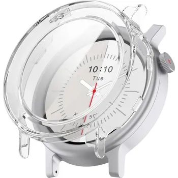 Příslušenství k chytrým hodinkám VSECHNONAMOBIL 124193 PC FULL COVER Plastový kryt se sklem pro CMF Watch 3 Pro průhledný