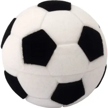 Dárková krabička B-TOP Kulatá sametová dárková krabička fotbalový míč