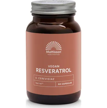 Přírodní produkt Mattisson Resveratrol 98% Veri-te™ - 125 mg - 60 kapslí
