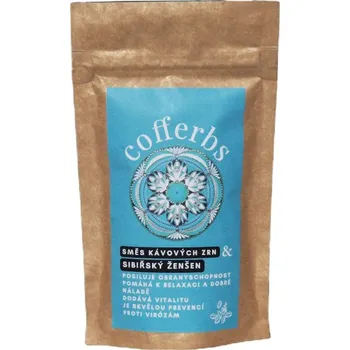 Káva COFFERBS směs kávových mletých zrn a SIBIŘSKÝ ŽENŠEN 30 g