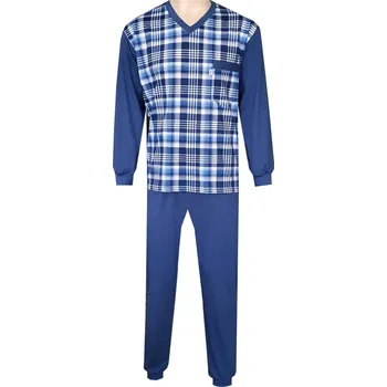 Pánské pyžamo Pánské Pyžamo Dlouhé FOLTÝN PD 379 Velikost: 6XL