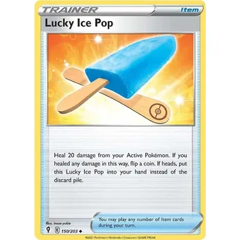 Karetní hra Lucky Ice Pop 150/203 - Evolving Skies Typ karty: Reverse Holo