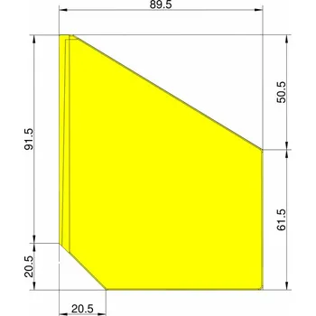 RC model ostatní Klima Stabilizátor typ šipka žlutý