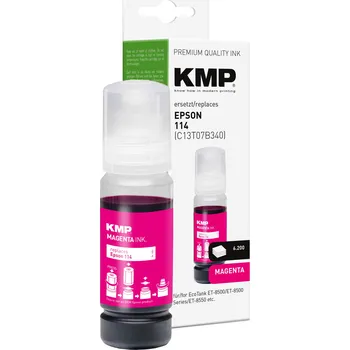 KMP Epson 114 - Epson 114 - puprpurová inkoustová náplň KMP
