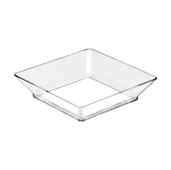 Jednorázové nádobí Plastový Finger food talířek transparentní