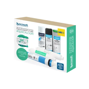 Filtrace vody SET filtrů s membránou pro reverzní osmózu ECOPURE AquaCalcium Mint