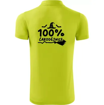 Pánská košile 100% čarodějnice - Polokošile Victory sportovní (dresovina) - S ( Limetková )