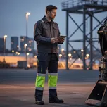 CERVA GROUP Kalhoty STRIP FR HV Multi Norm Velikost XL žlutá/navy