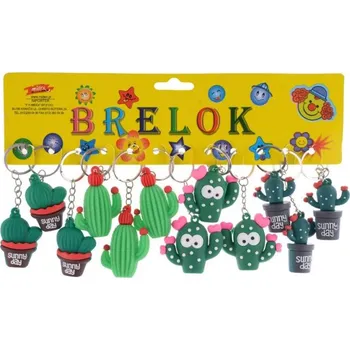 Klíčenka Kaktus 4,5cm, gumová