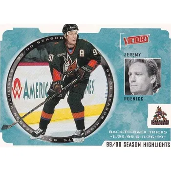 Sběratelská karetní hra insert karta JEREMY ROENICK 00-01 Victory Season Highlights číslo 255