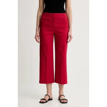 Dámské kalhoty Lněné kalhoty Theory M0203208 červená 33X, vel. 34