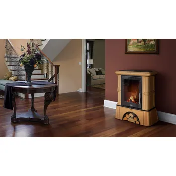 Krbová kamna ABX, spol. s.r.o. ABX BAVARIA exklusive kachlová kamna 3,5-9kW, naturbraun