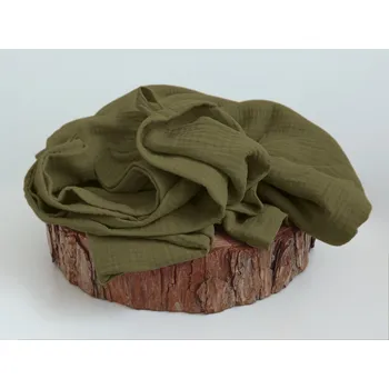 Nelly Mušelínová osuška - Khaki 100x150 cm