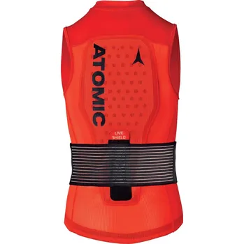 Chránič těla a ramene Atomic LIVE SHIELD VEST JR red, juniorský chránič páteře-vesta 23/24 JL