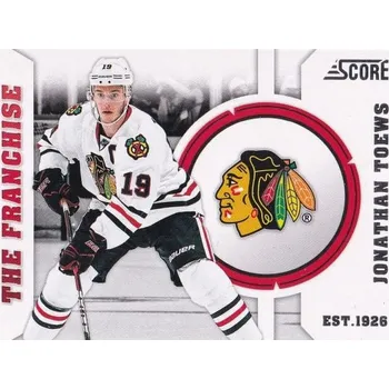 Karetní hra insert karta JONATHAN TOEWS 12-13 Score The Franchise číslo F6