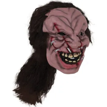 Karnevalová maska Zombie maska s vlasy