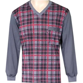 Pánské pyžamo Pánský Pyžamový Kabátek FOLTÝN PPKD99 Velikost: M, Materiál: Mako-úplet