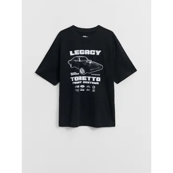 Oblečení a móda Tričko s&nbsp;potiskem - S - House - černá - 043HF-99X