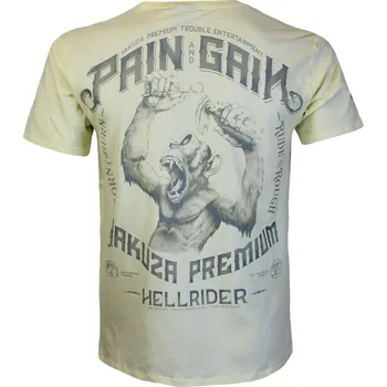 Pánské tričko Pánské triko Yakuza Premium 3909 light yellow velikost: 5XL