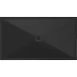 GSI Keramická sprchová vanička, obdélník 140x80x2cm, černá mat 46140826