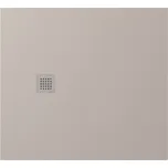 Polysan TRENECA vanička z litého mramoru s možností úpravy rozměru, 110x100cm, béžová mat 84312.81