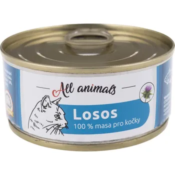 Krmivo pro kočku All Animals CAT losos mletý 90g