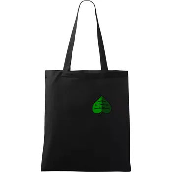 Prší - Zelený - Taška bavlněná - 42 x 38 cm ( Černá )