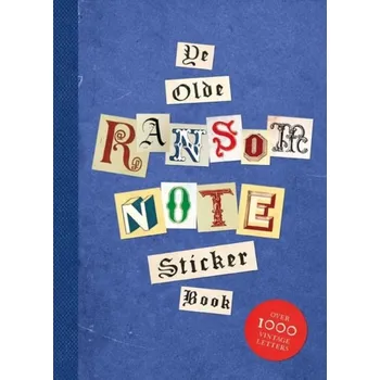 Cizojazyčná kniha Ye Olde Ransom Note Sticker Book
