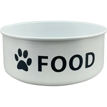 Miska pro psa Miska pro psa FOOD 20 cm bílá