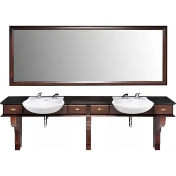 Kadeřnické křeslo Panda Obsluha Barber Empire dvoumístná - bez umyvadla